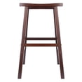 thumbnail image 2 of Table haute/pub Parkland carrée 3pc, 2 tabourets avec sièges en forme de selle, 2 of 9