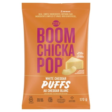 Angie’s BOOMCHICKAPOP® Gluten-Free, Non GMO, White Cheddar Puffs, 170g