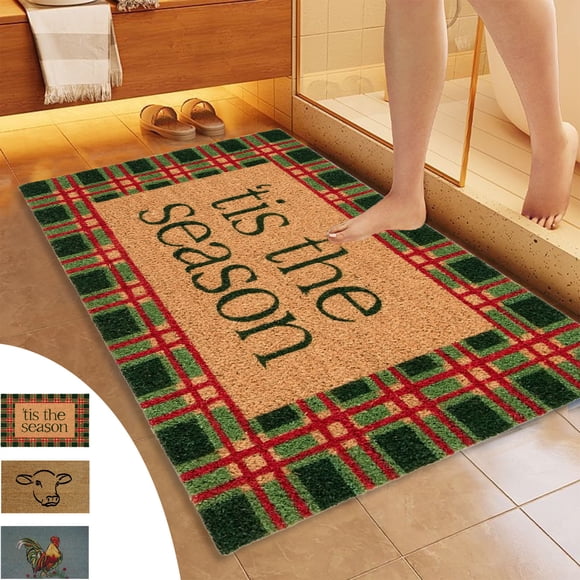 Iumwxz Bathroom Mat Living Room Bedroom Straight Carpet Floor Mats Bathroom Absorbent Non-Slip Mats Kitchen Foot Mats Floor Mat Bathroom Rug Multicolor Polyester