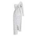 thumbnail image 4 of UPPADA Robe de Cocktail pour Femmes à Manches Longues Robe d'Invitée de Mariage Fente Latérale Robe Formelle Évasée Taille Haute Robe de Fête Robe de Bal Robe de Cocktail Extérieur, 4 of 7