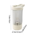thumbnail image 3 of Rechargeable Blender Cup With Measuring Scale Portable Automatic Blender Cup Suitable For Coffee Soy Milk And Shakes, 3 of 9