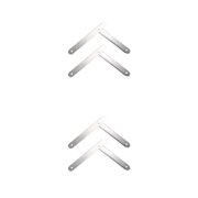 Thinsony 2x Step Ladder Hinge Enhancing Stability And Easy Installation Stepladders Rod Colorfast Smooth Line White 34cm 2 pcs 2Set