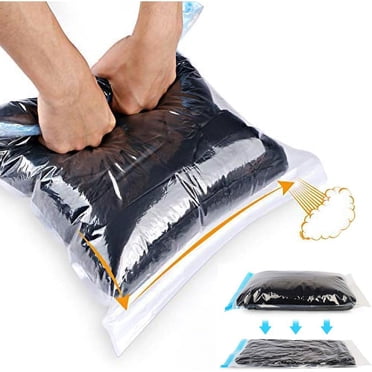KEMEINILI Compression Bags ,Travel Essentials 20 Pack Space Saver No Vacuum or Pump Needed Storage Accessorie and Home Packing Organizers