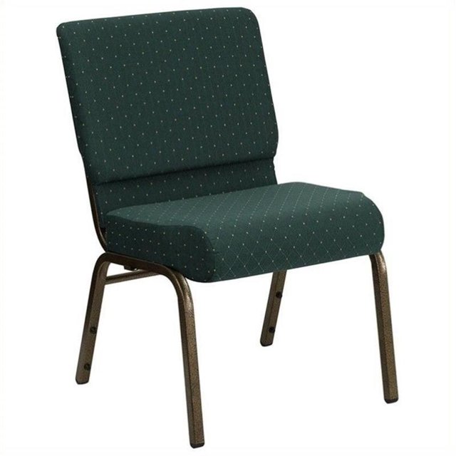 Bowery Hill Chaise d'Invité Empilable pour Église Verte