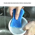 thumbnail image 4 of Silicone Sponge Dish Washing Kitchen Scrubber 5 Pack Reusable Dish Washing Cleaning Sponges Double-Sided Multipurpose Non Stick Silicone Dish Sponges for Dishes Fruit Vegetable, 4 of 10