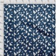 thumbnail image 4 of oneOone Cotton Cambric Fabric Triangle Geometric Print Sewing Fabric BTY 56 Inch Wide, 4 of 5