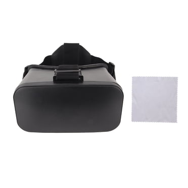 Casque de Réalité Virtuelle VR Universel pour Téléphone Mobile, Lunettes 3D, Casque, Lunettes VR pour Jeux et Films, Noir