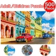 thumbnail image 2 of Staron Jigsaw Puzzles 500 Pieces for Adults Kids, Colorful City Street Red Car Jigsaw Puzzles Family Challenging Funny Puzzle, 2 of 3
