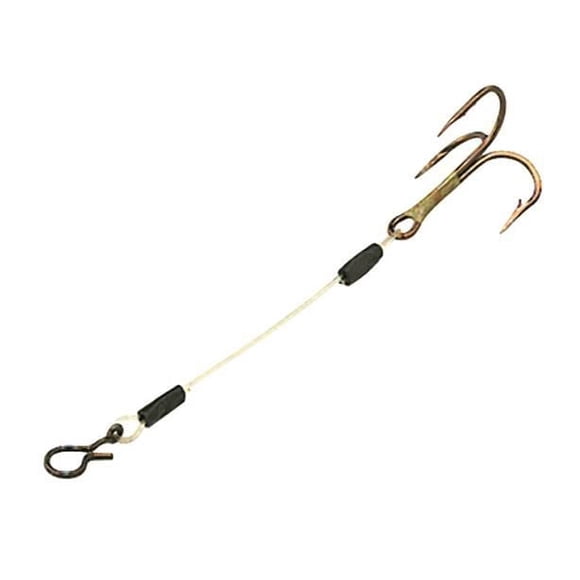 Northland SHT2 Sting'r Hook, Size 2", Treble, Bronze, 3 per Card