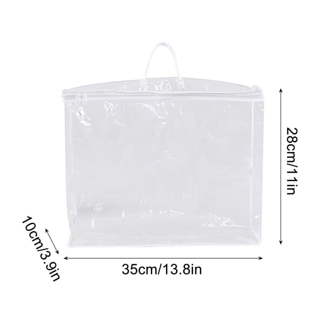 Kcavykas Clearance Sales Home Storage Organiser PVC Transparent Packaging Bag PVC Home Textile Household Four Piece Set Bag PVC Storage Bag Transparent Curtain Packaging Bag