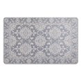 thumbnail image 1 of Chic Gray Vintage Non-Slip Bathroom Rug Runner: Soft, Long & Machine Washable - Farmhouse Floral Design that Adds Elegance - Perfect for Sink, Shower, Bathtub, 20x32 in, 1 of 5