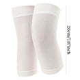 thumbnail image 4 of Sentmoon NonSlip Synthetic Silk Knee Protectors Warm Knitting Yoga Knee Pads Breathable Support Home Leg Protection Cold Weather Gear Soft Flexible Sleeve for Arthritis Sports, 4 of 4