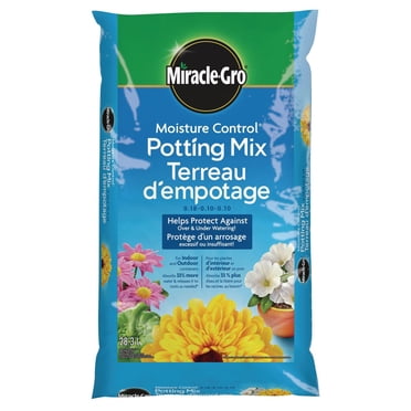 Terreau d'empotage contrôle d'humidité Miracle-Gro