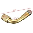 thumbnail image 4 of TopOne Tire Inflator Valve Extension 45/90/135 Degree Brass Adapter Car Tire Stem Extender Gold, 4 of 8