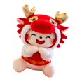 thumbnail image 3 of Bunblic Baby Chinese Dragon Hug Pillow 9inch Throw Pillow Chinese New Year Toy Cute Sofa Pillow for Housewarming Gift Multifunctional A, 3 of 8