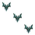 thumbnail image 3 of maskred Beautiful And Easy To Rhinestones Applique Sew On Beads Trim Patches Versatile Beautiful And Elegant white 3Set, 3 of 6