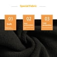 thumbnail image 2 of stanreset Thermal Face Mask Ricife Sherpa Hood Ski Mask Fleece Balaclava Shake Velvet Particles Balaclava black, 2 of 6
