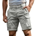 thumbnail image 2 of Cargo Shorts for Men 5 Inch Relaxed Fit Button-Fly Quick Dry Stretch Lightweight Tactical Wear Hiking with Multi Pockets, 2 of 5