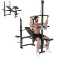 thumbnail image 1 of Soozier Banc à Poids Incliné Ou Plat Multi-Exercices avec Support pour Banc et Presse, 1 of 10