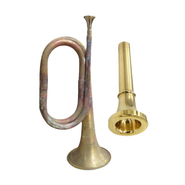Esquirla Clairon Trompette Portable Clairon à Souffler pour Débutant Performance sur Scène Étudiants