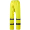 thumbnail image 4 of Sentmoon Ensemble de 2 Pcs Imperméable pour Hommes et Pantalons de Pluie pour Femmes avec Capuche Combinaison de Pluie pour Hommes à Manches Longues Imperméable Réfléchissante Manteau de Pluie Compact pour la Randonnée, le Randonnée et le Quotidien Jaune TG, 4 of 6
