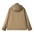 thumbnail image 3 of Birdeem Mens Stitching Drawstring Hooded Slim Fashion Jacket Coat Outwear, 3 of 4