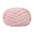 thumbnail image 1 of Luzkey Chunky Wool Yarn Jumbo Yarn Washable Hand Knitting DIY Weight Yarn Bulky Yarn for Tapestry Bed Fence Throw Rug Making Light Pink, 1 of 8