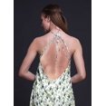 thumbnail image 2 of Bimba Robe de Plage Longue Dos Nu à Col Licou Imprimée pour Femmes Rayondress-Petit, 2 of 6