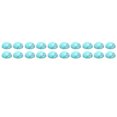 thumbnail image 1 of Perles Turquoise, 20Pcs Perles Demi-Rondes Naturelles Ensemble Longue Durée de Vie pour Boucles d'Oreilles pour Bracelet, 1 of 8