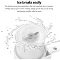 thumbnail image 4 of Yhmxh Home Essentials Home Accessories Portable Blenders 350ml Size Eletric USB Juicer Cup, Fruit,, Baby Food Mixing Machine With Updated 2 Blades House Essentials for Home Room, 4 of 7