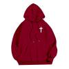 Aocisk Women Fashion Hooded Casual Pullover Sweatshirt Stylish Comfortable Long Sleeve for Everyday Wear Red M