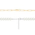 thumbnail image 2 of Collier Superposé avec Perles et Chaîne Trombone, 2 of 4