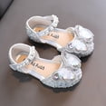 thumbnail image 4 of RXIRUCGD Chaussures Mode Été Sandales Filles Robe Performance Chaussures de Danse Paillettes Perle Maille Nœud Boucle Chaussures de Princesse, 4 of 6