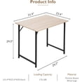 thumbnail image 3 of BestOffice 32 Inch Computer Desk, Home, Modern Simple Style for Home Office Study Writing, Nature, 3 of 7