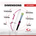 thumbnail image 3 of Genesis Original Archery Compound Bow and Arrow Set, Draw Hand-Left, Pink, 3 of 12