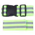 thumbnail image 1 of Miangastore Reflective Arm Bands Straps Green 2Pcs 5x35cm Armband, 1 of 8