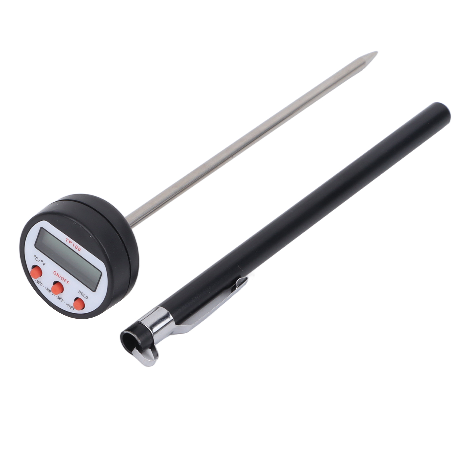 ZPSHYD Thermomètre à Sonde Numérique pour Viande, Nourriture, Grill Et Barbecue – Thermomètre De Cuisine Précis