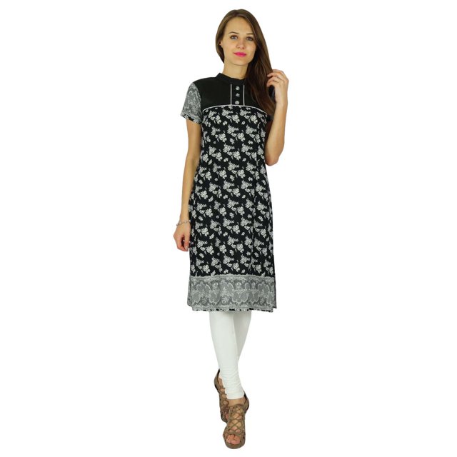 Phagun Kurta Bollywood Indienne de Designer pour Femmes Kurti Ethnique Tunique en Coton Robe