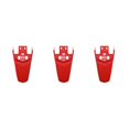 thumbnail image 3 of mmirethe Motocross Rear Mudguard Beautiful Appearance High Performance Made With Plastic red 3Set, 3 of 6