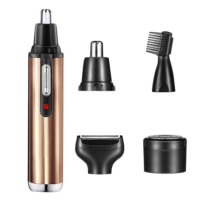 Daisyyozoid Wholesale Electric Nose Trimmer Four-In-One Men's Razor USB Rechargeable Shaver Electric Eyebrow Trimmer Nose Hair Trimmer
