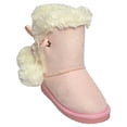 thumbnail image 1 of Toddlers' Dawgs Microfiber Side Tie Boots Pink Size 6-7, 1 of 1