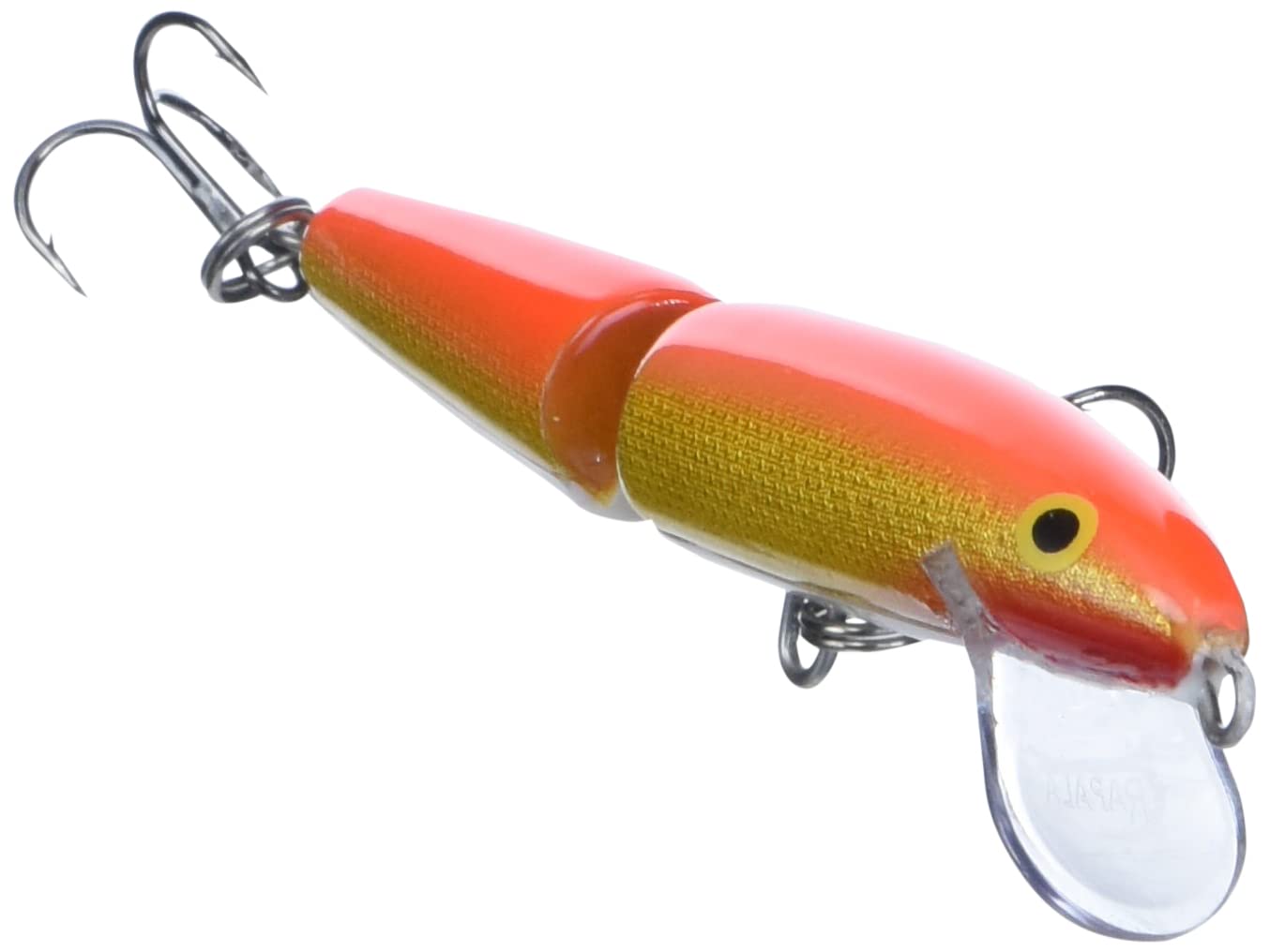 Rapala Jointed 3-1/2", Gold Fluorescent Red