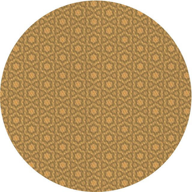 Ahgly Company Tapis d'Intérieur Lavable en Machine Carré Transitionnel Bisque Foncé Marron, 3 Pieds Carré