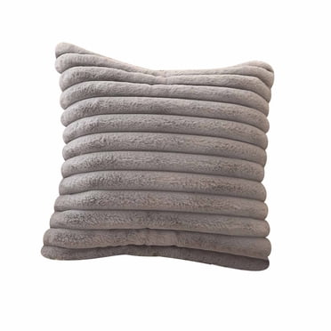 Meitianfacai Coussin Décoratif Rayé 18x18 Pouces, Coussin Carré de Printemps pour Canapé, Décor Moderne pour Lit