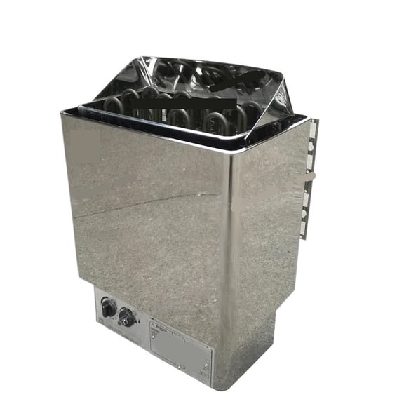 Poêle de Sauna pour la Maison, Petit Poêle à Vapeur en Acier Inoxydable, Chauffage, Équipement de Chauffage, Salle de Vapeur Sèche, Chaudière Murale à Température Constante, Installation Sans Effort