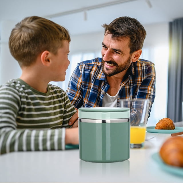 Yhmxh Lunch Box for Women/Men Meal Prep Containers Hot Container with Handle,630ml Stainless Steel Food Heating Container,Food Container,Keep Warm Container,Breakfast Cup,Soup Bowl Soup cup