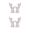 thumbnail image 3 of mmirethe 2pcs Easy To Install Antlers Sticker To Decorate Christmas Car Cute Waterproof white large 2Set, 3 of 6