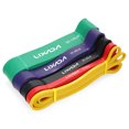 thumbnail image 2 of Lixada 5 Packs Pull Up Assist Bands Set Resistance Loop Bands Powerlifting Workout Exercise Stretch Bands with Door Anchor Foam Handles Hooks and Carry Bag, 2 of 7