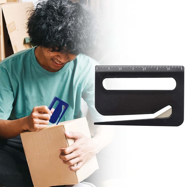 Envelope Opener 2025 Upgrade Letter Slitter Mail Cutter Package Opener Tool Wrapping Paper Cutting Tool with Pointed End and Scale
