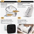 thumbnail image 3 of Compact Home Ice Shaver with Dual-Row 45° Angled Blades – Universal Ice Compatibility, Large-Base Suction Cups, Removable Washable Blade Drum for Snow Cones, Smoothies & Crushed Ice – Space-Saving, 3 of 6